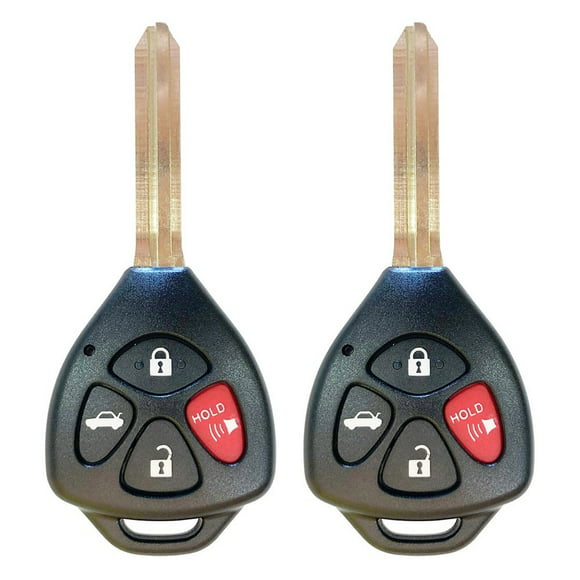 2x Replacement Keyless Entry Remote Key Fob ID67 Chip for Toyota Rav4 HYQ12BBY 